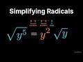 Intermediate Algebra — 24.3: Simplifying Radicals by Chunking