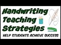 Handwriting Teaching Strategies