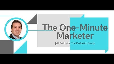 Change Management in 60 Seconds | The One Minute Marketer - Episode 13
