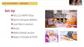 How to Host a Virtual Sip & See event