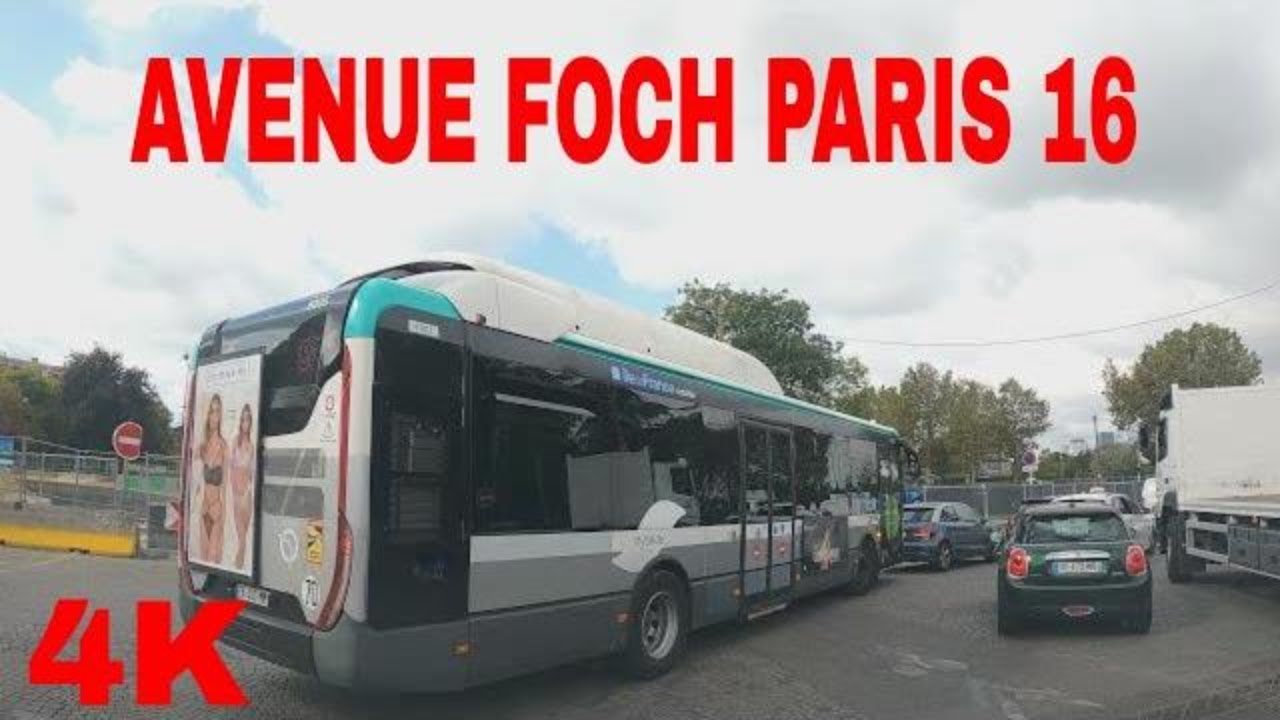 DRIVING IN PARIS  16 / AVENUE FOCH