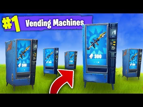 new fortnite update vending machines 100 accuracy guns fortnite battle royale - where to find vending machines in fortnite