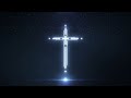 Cross in space  a dynamic christian background loop