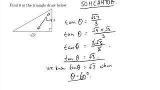 6A-4 - Finding an Angle Using Trigonometric Ratios