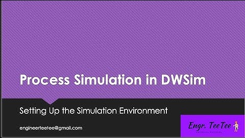 DWSim - Refrigeration Plant Case Study. Setting up Unit System, Compounds and Property Package