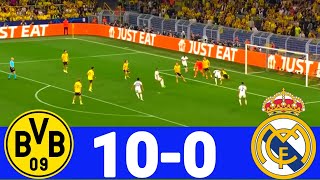 Borussia Dortmund vs Real Madrid | Champions League 2023/24 | Match Highlights - Gameplay