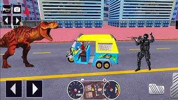 Tuk Tuk auto rickshaw driver 3D game - #65 auto rickshaw driving game - Android iOS Gameplay
