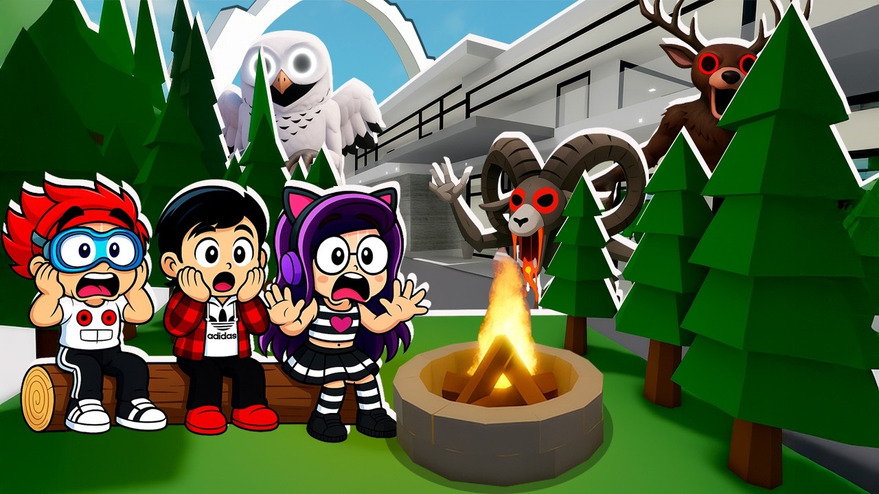 CONSTRUIMOS LA BASE DE 99 NOCHES EN  BROOKHAVEN | Kori Roblox