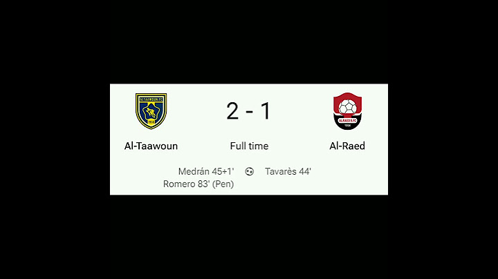 Al-Taawoun vs Al-Raed