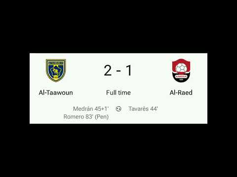 Al-Taawoun vs Al-Raed