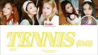 Itzy 있지 - Tennis 00 Colour Coded Lyrics Hanromeng