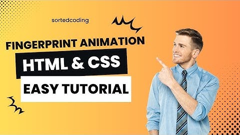 How to Create Fingerprint Animation with HTML and CSS!