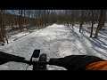Fatbiking a Snowy Rail Trail