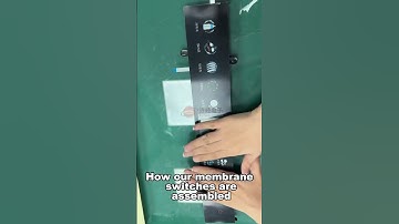 How our membrane switches are assembled? #shrots