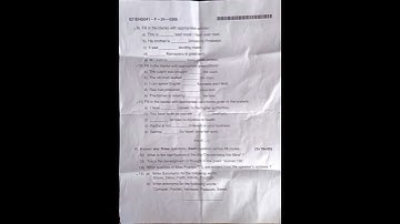 #B.com/B.B.A 1st Semester #English(Generic English-1) Question Paper February:-2024