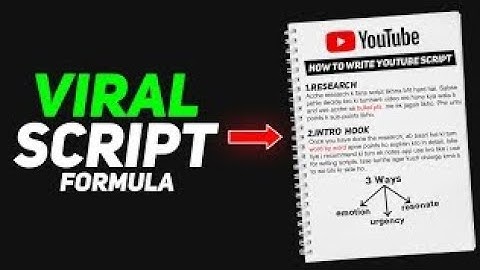 How to Write a Script for a YouTube Video (Made Easy!)