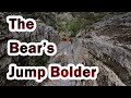 The bears jump bolder via ferrata  sritoarea ursului via ferrata baia de fier romania