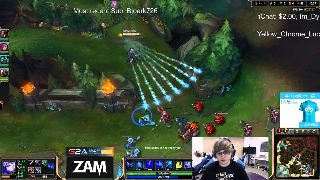 Sneaky duo Meteos - Ashe vs Kalista Bot - League of Legends Full Game