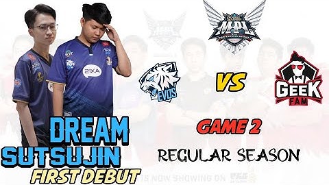 EVOS LEGEND VS GEEK FAM (GAME 2). MPL ID S10 REGULAR SEASON. MOBILE LEGEND