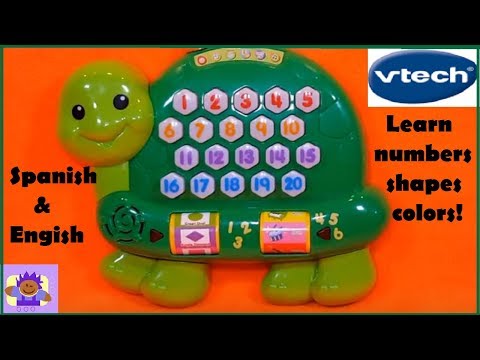 Vtech Count and Learn Number Fun Turtle bilingual English Spanish learning toy