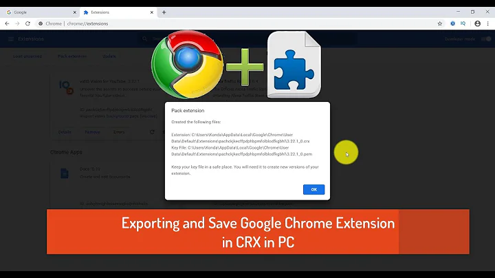 How to Export Google Chrome Extension in CRX file to save in PC| Offline Back Up