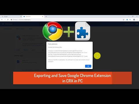 How to Export Google Chrome Extension in CRX file to save in PC| Offline Back Up