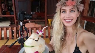 Koh Phi Phi Island | Thailand Party Islands | Adventures of The RAW Mermaid | Thailand Coconuts by The Raw Mermaid 24,154 views 7 years ago 11 minutes, 32 seconds