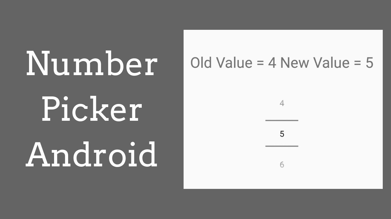 Tutustu 48+ imagen number picker android studio