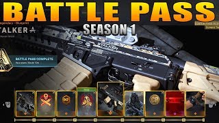 Modern Warfare Everything In The Battle Pass Season 1 Youtube