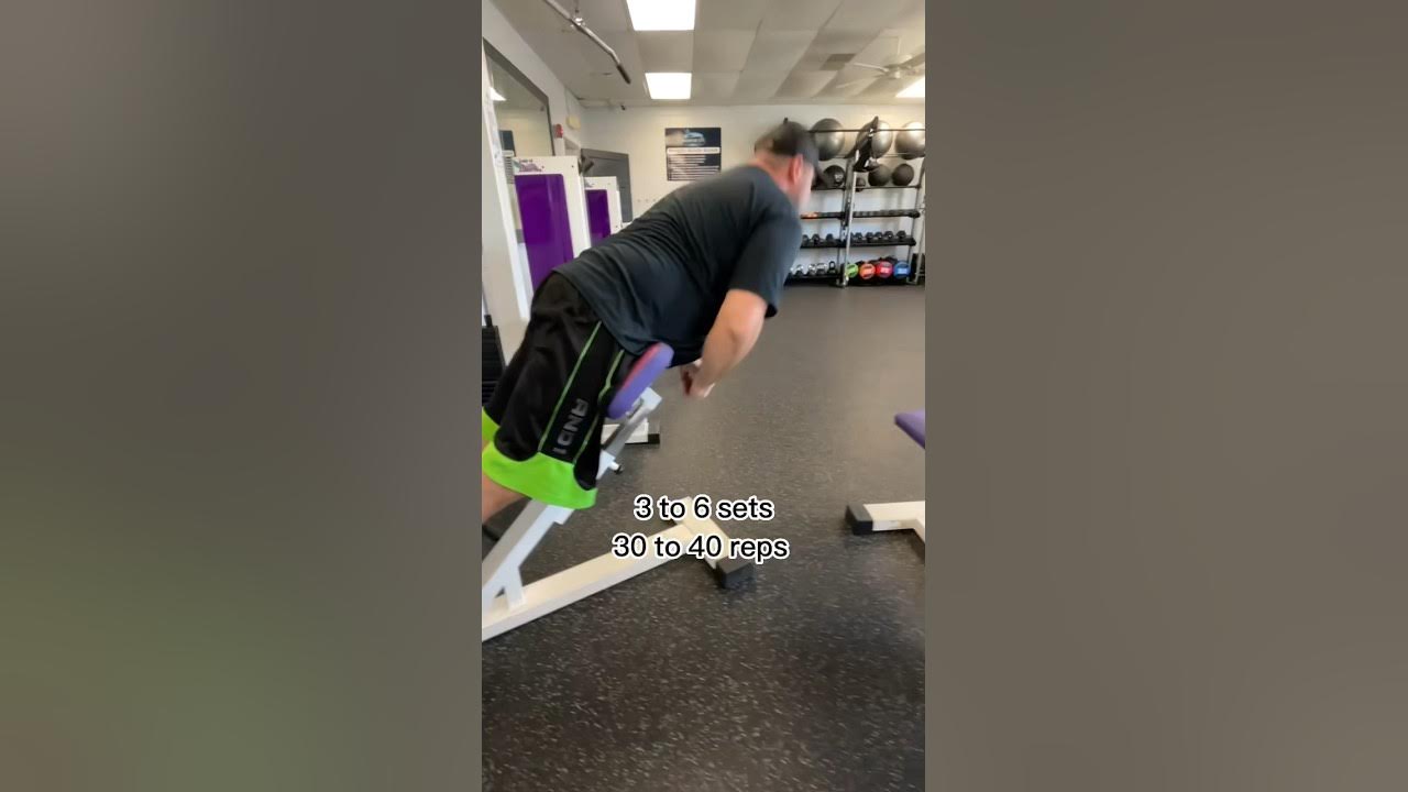 Back Extension as a replacement for Deadlifts if you have back issues 