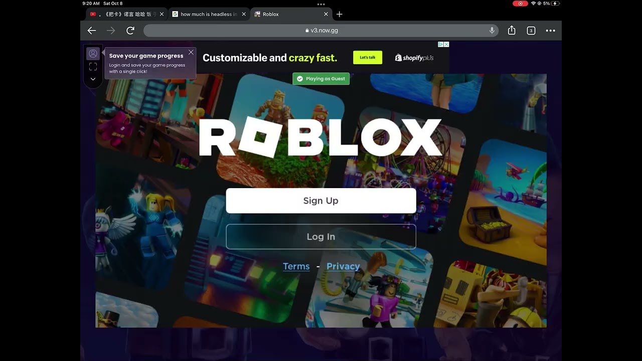 How to play Roblox on school iPad! 