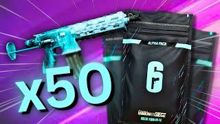 Opening 50 ALPHA PACKS... for science! (Rainbow Six Siege)