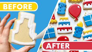 How to Make Easy Birthday Cookies with Royal Icing