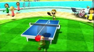 Intense Match Against Steve. Wii Sports Resort: Table Tennis.