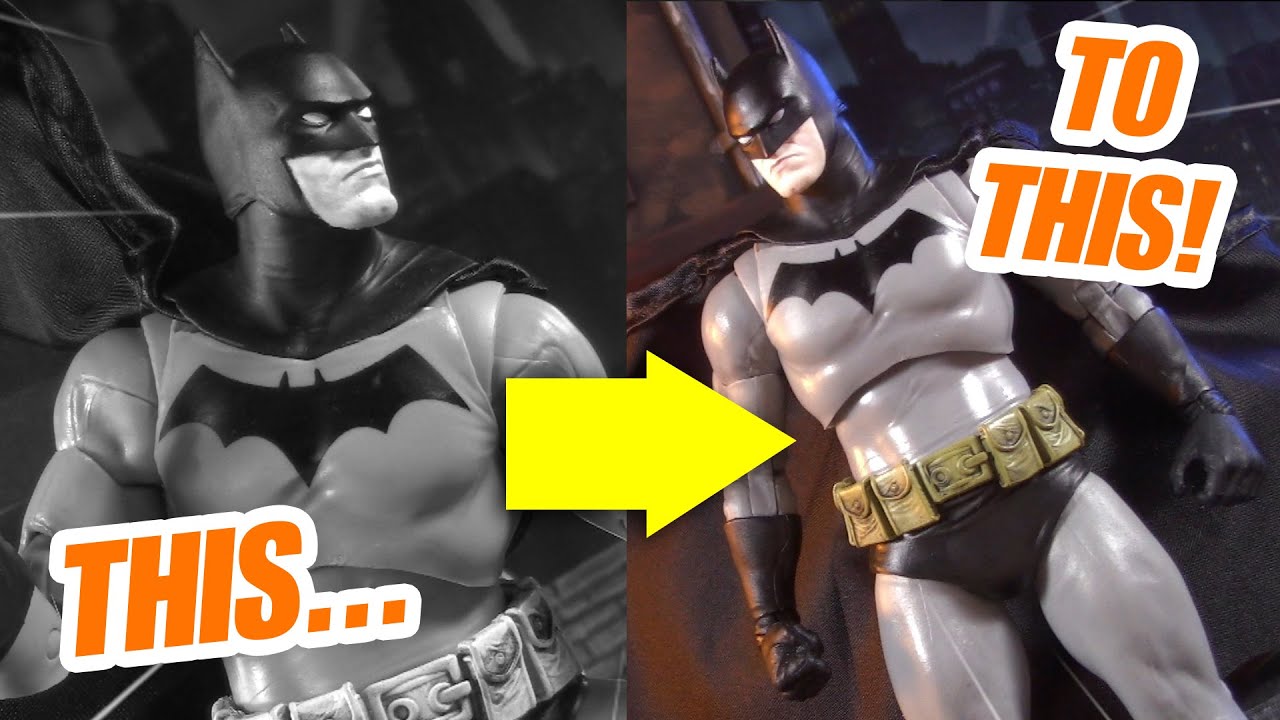 How to Make the Ultimate DC Multiverse Batman Action Figure Using Platinum Year One and Knightfall!