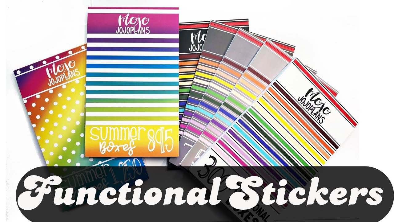 Mojo jojo Plans | Sticker Haul | Functional Sticker Book Haul