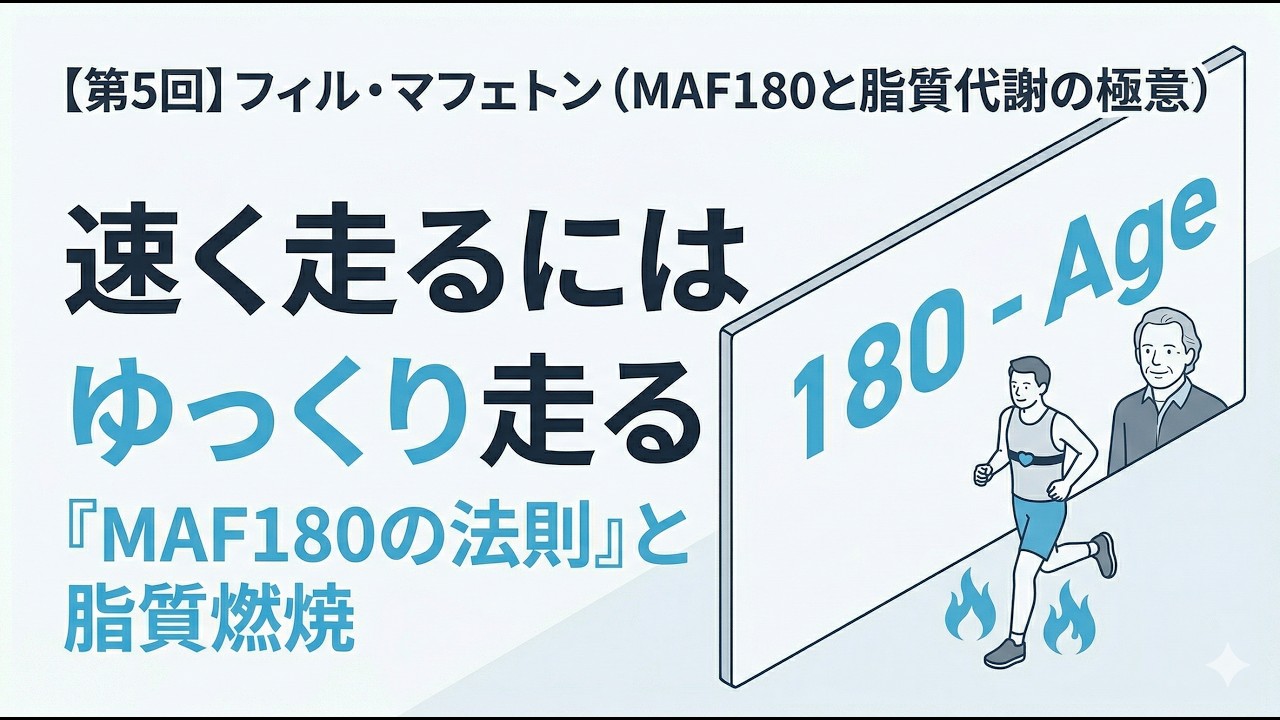 マフェトンのスポーツ代替医療 速いのに不健康」なランナーたちへ。マフェトン理論（MAF180）が教える