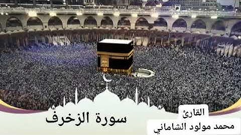 القارئ محمد مولود الشاماني سورة الزخرف