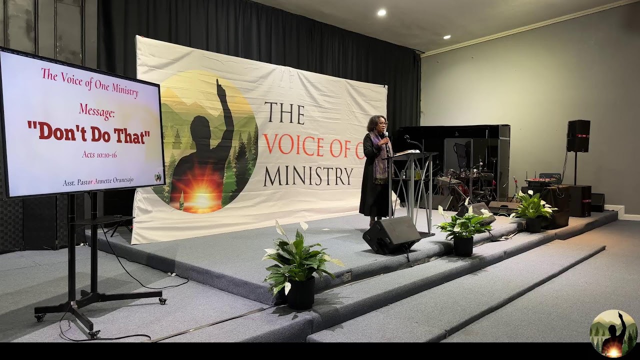 Join The Voice of One Ministry on Aug. 9, 2026