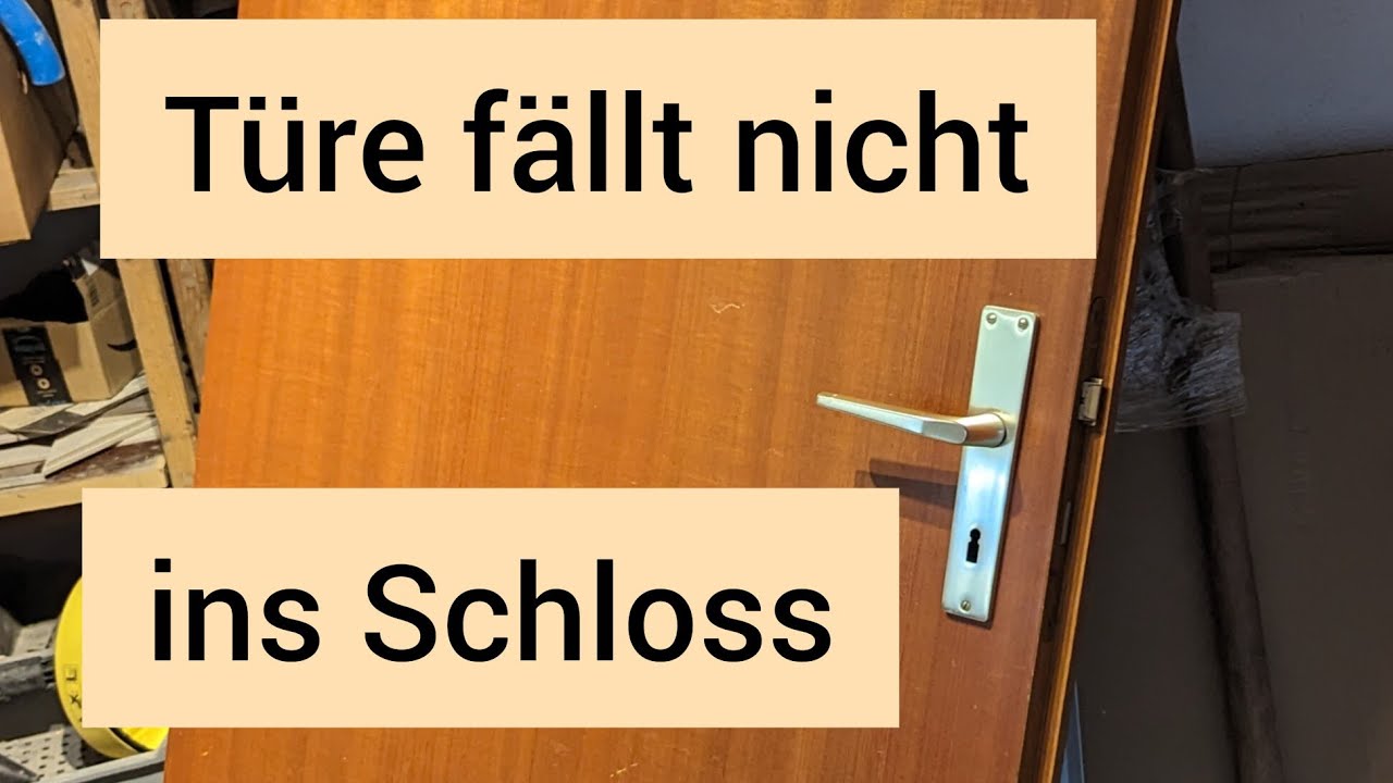 Schlüssel Passt Plötzlich Nicht Mehr Ins Schloss Türe fällt nicht ins Schloss, zimmertür verrasstet nicht, Zimmertür