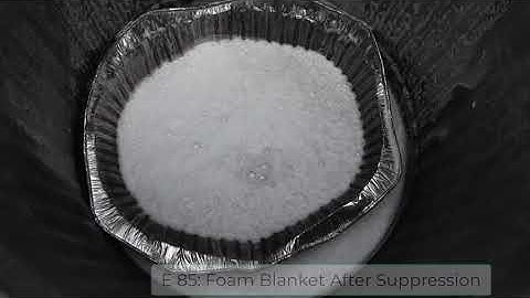 Small-scale non-PFAS Fire Foam Burn Testing