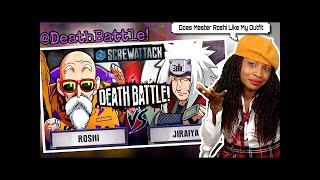 Fan service Shay is here !!! Roshi VS Jiraiya (Dragon Ball VS Naruto) | DEATH BATTLE!