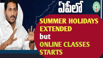 AP SCHOOL/COLLEGE SUMMER HOLIDAYS EXTENDED but ONLINE CLASSES STARTS