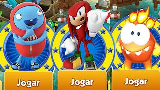 Sonic Dash vs Om Nom Run vs Zellyngo Dash Gameplay screenshot 4