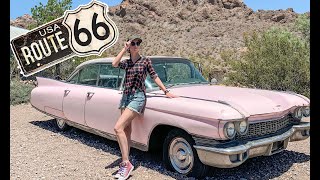 США, город-призрак Nelson. Route 66 и крутые тачки. Американский мотель и съемки с дрона.