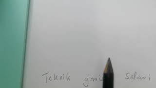 Teknik lukisan: Teknik Garisan Selari