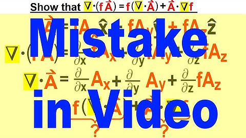 Physics Ch 67.1 Advanced E&M: Review Vectors (37 of 55) "Prove" by Example(ERROR!!! FIND THE ERROR)