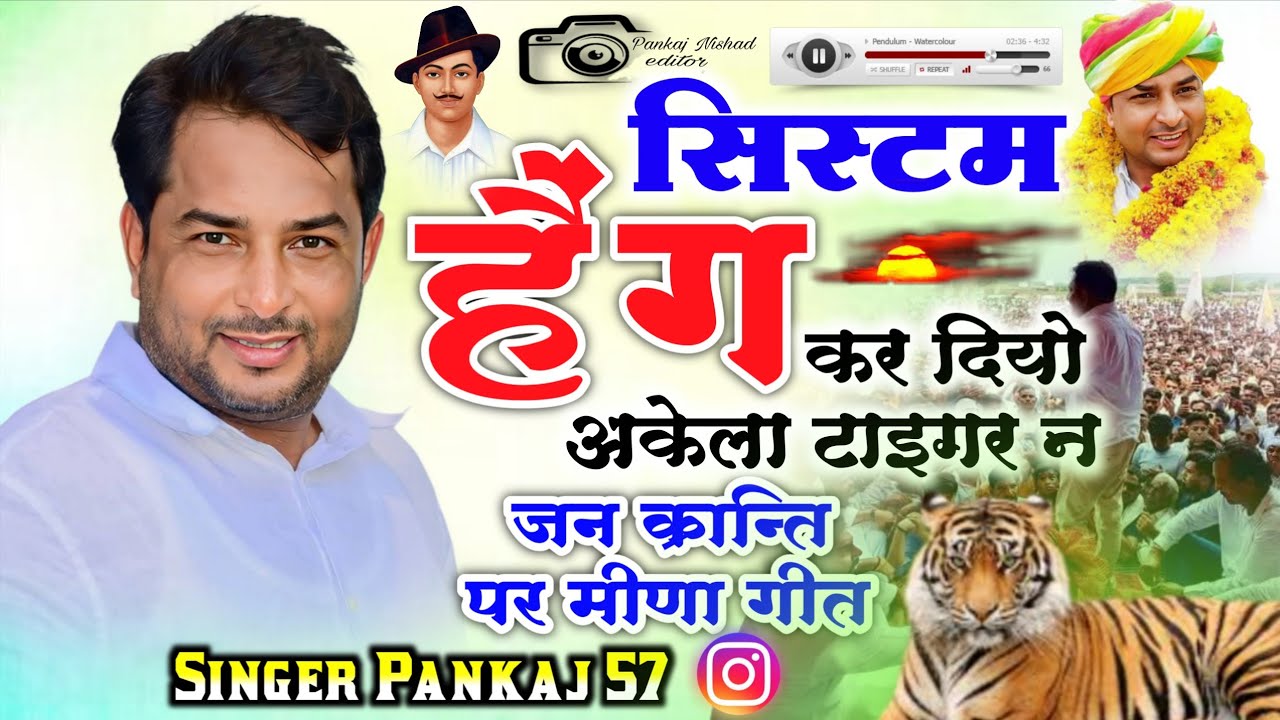 सिस्टम हैंग कर दिया अकेला टाइगर न | नरेश मीणा सोंग 2025 | सिंगर पंकज सत्तावन 