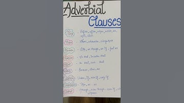 Adverbial clauses #shortvideo #viral #viralvideo #grammar #youtubeshort #learning #vocabulary