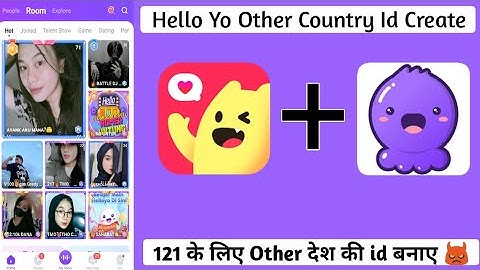 2022 Hello Yo Others County Id Create || हेलो यों 121 के लिए id कैसे बनाये || #technicalbyaftab
